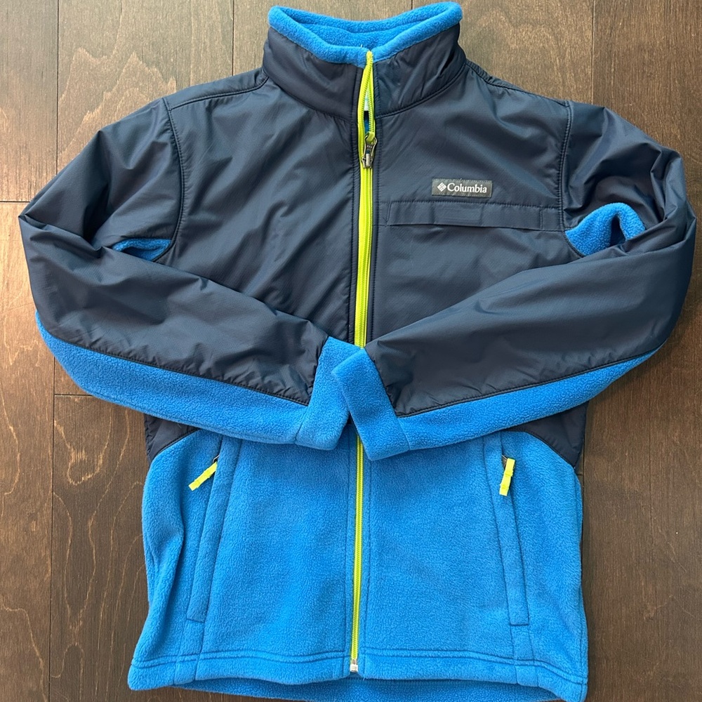 Columbia Kids Navy and Blue Fleece Jacket